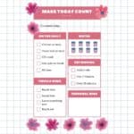 Sample Make Today Count Planner Page