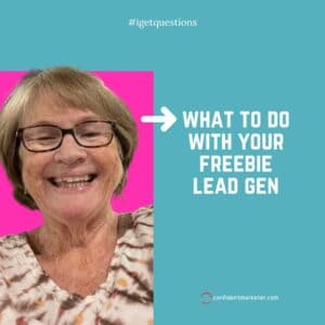 Title of video what to do with your freebie lead generation